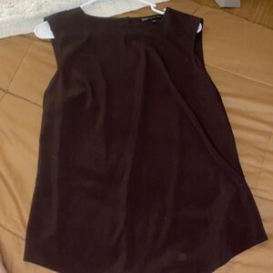 Preston & York Rich Chocolate Sleeveless Top
